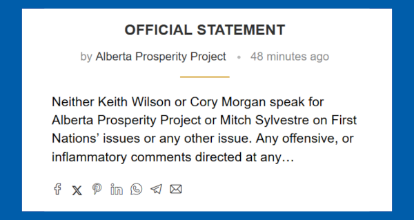 Article | OFFICIAL STATEMENT by Jeffrey Rath | Alberta Prosperity Project
