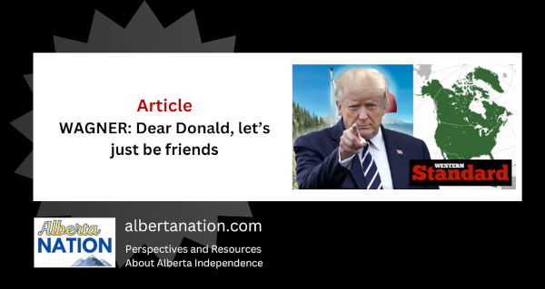 Article ! Western Standard Michael Wagner | Dear Donald, let’s just be friends