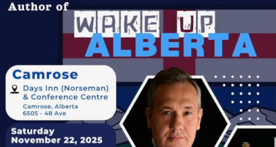 Event | November 22 | Camrose | Author of Wake Up Alberta with Grant Abraham