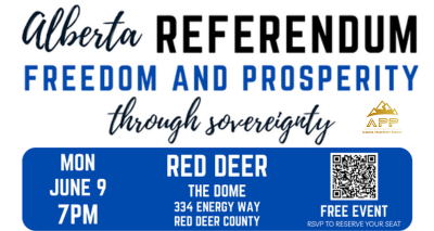 Event | Red Deer | Alberta Prosperity Project | Let's Talk - Freedom & Prosperity Through Sovereignty | June 9