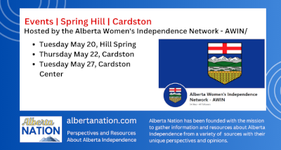 Events | Alberta Women's Independence Network - AWIN | Spring Hill | Cardston