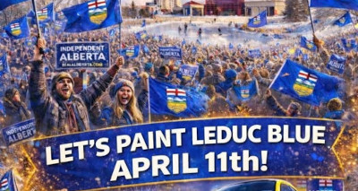Let's Paint Leduc Blue Rally | Saturday, April 11 | Leduc