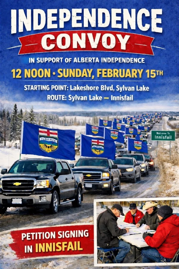 Event | Independence Convoy | Sylvan Lake | February 15