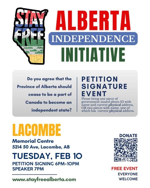 Townhall Event | February 10 | Lacombe Petition & Signatures