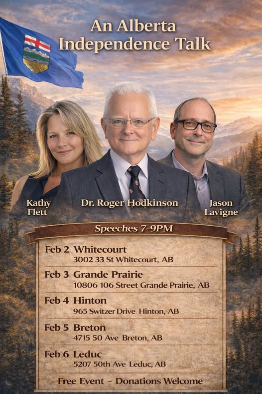 Events | February 2–6 |  An Alberta Independence Talk — Alberta Tour