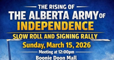 Slow Roll & Signing Rally | March 15 |  Edmonton | Cruise To Alberta Independence