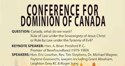 Event | Saturday, May 16 | Calgary | Conference for the Dominion of Canada  Hosted by Council of Alberta Lawyers