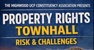 Event | Tuesday, March 31 | Okotoks | Property Rights Townhall: Risks and Challenges Hosted by the Highwood UCP Constituency AssociationEvent | Tuesday, March 31 | Okotoks | Property Rights Townhall: Risks and Challenges Hosted by the Highwood UCP Constituency Association