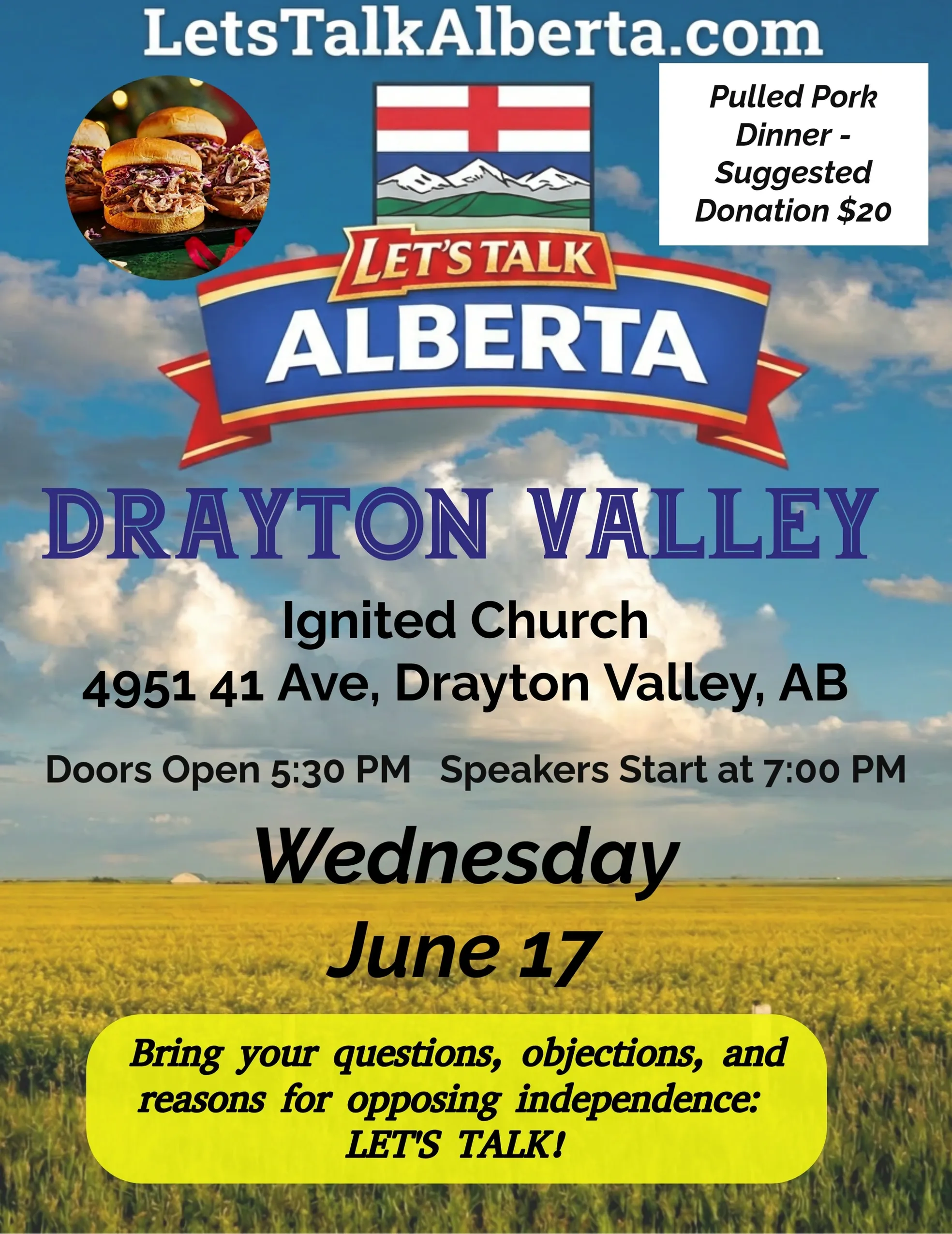  Let's Talk Alberta Tour