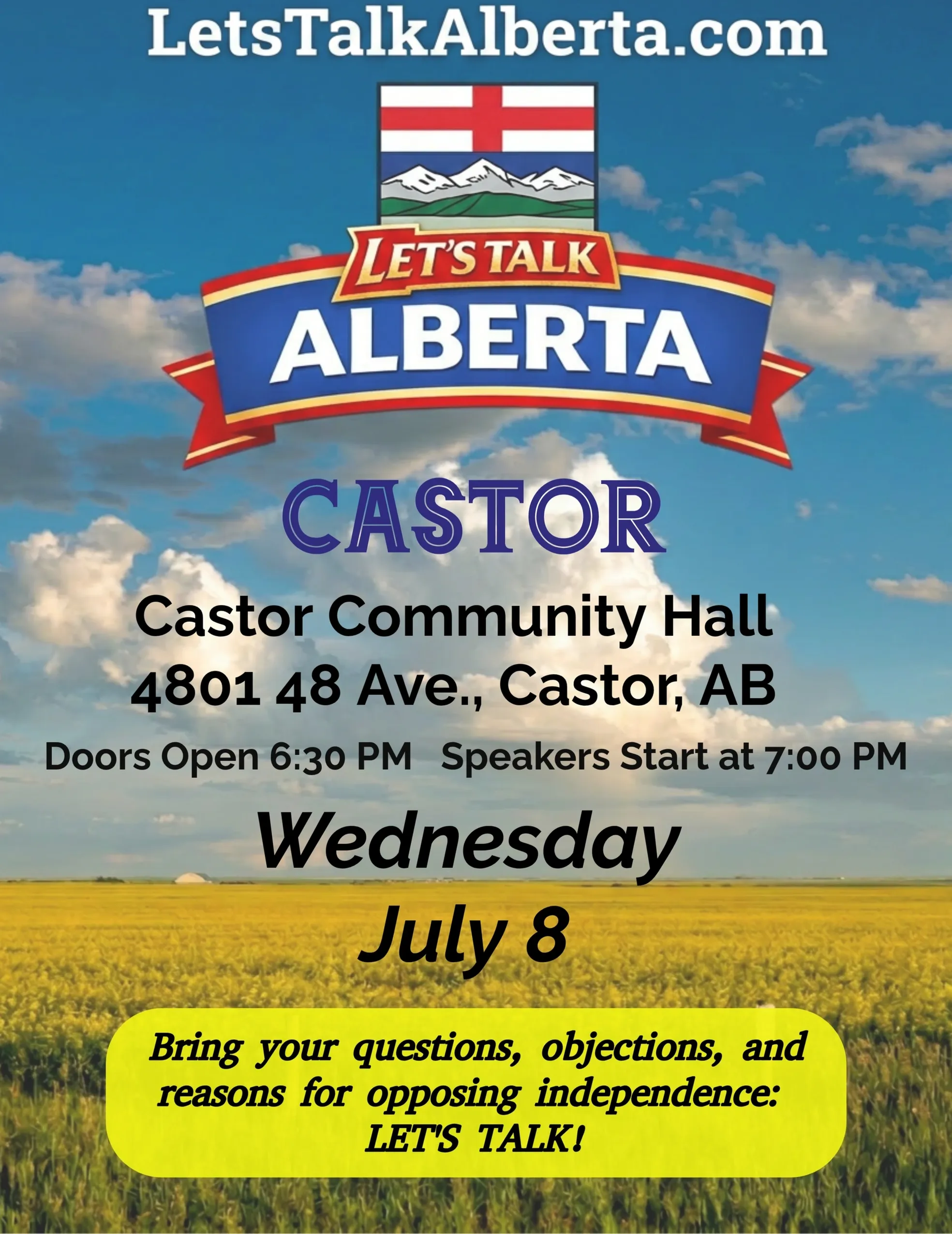  Let's Talk Alberta Tour