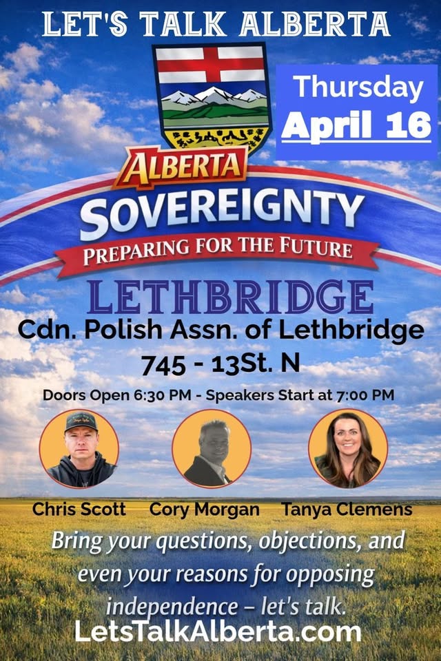 Townhall Event | Thursday, April  16 | Lethbridge | Let's Talk Alberta Tour