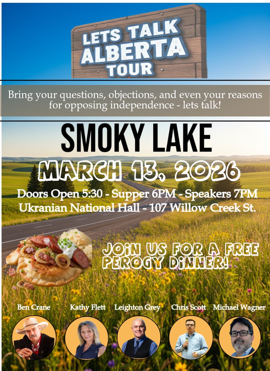 Townhall Event | March 11 | Fairview | Alberta Sovereignty | Let's Talk Alberta Tour (2)