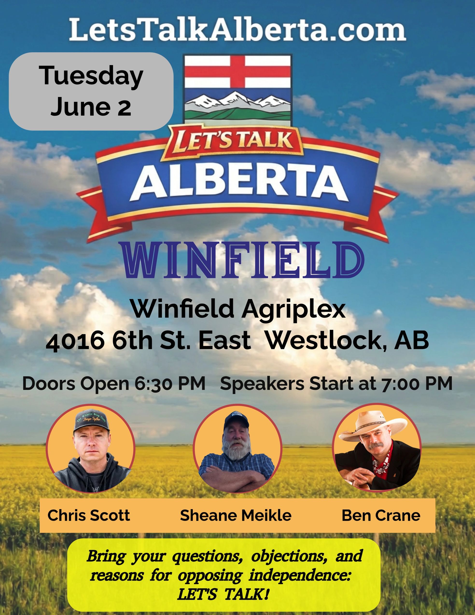  Let's Talk Alberta Tour