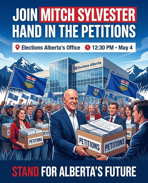 Join Mitch Sylvestre Hand in the Petitions | Edmonton | May 4