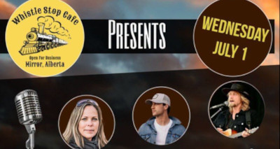 Event | July 1 | Mirror | Albertans' Day Rally by Whistle Stop Cafe