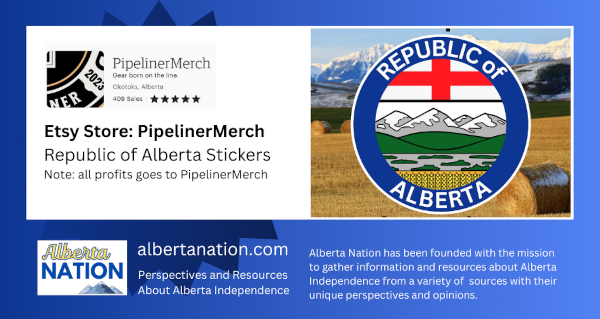 Buy | PipelinerMerch | Etsy Store | Republic of Alberta Stickers