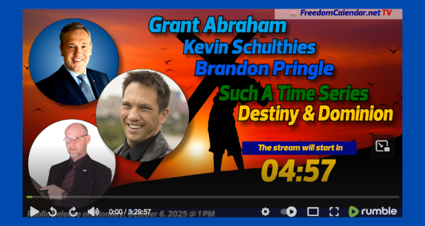 Watch | Such a Time Series. Destiny & Dominion Facilitated by LetsGoBrandon, Inc Recorded on October 4, 2025 by FreedomCalendar.net