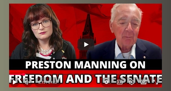 Video |  Alberta Independence Movement, Preston Manning Speaks Out! "The West Wants BEST!"  by Canadian Taxpayers Federation