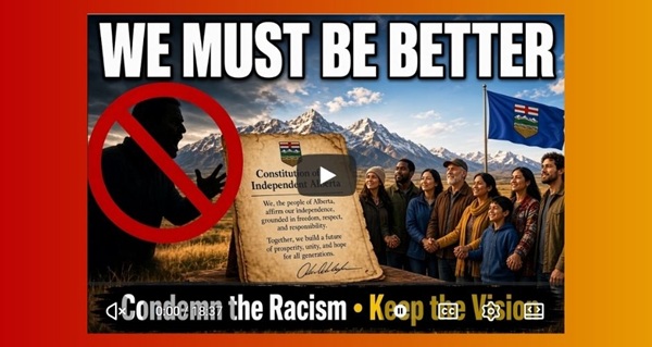 Video | Alberta constitution event marred by racism. We can never tolerate this if we want to win. by Cory Morgan