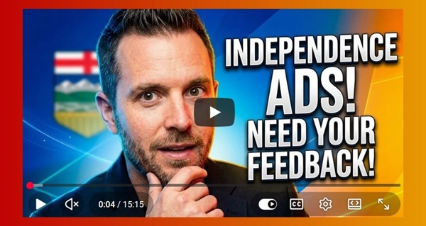 Video | Alberta independence TPA & videos for ads that need feedback. by Cory Morgan