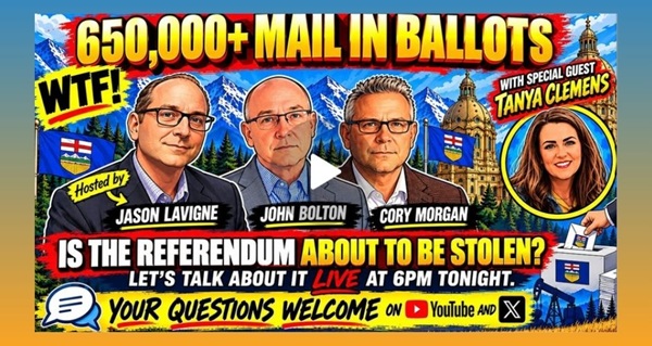 Video |  Alberta’s Mail-In Ballots: How Secure Is the Referendum? | LIVE  by The Lavigne Show