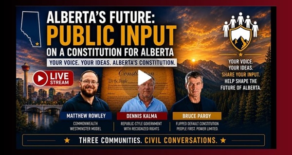 Video | LIVE: Alberta's Future — Public Input on a Constitution for Alberta | Edmonton by The Lavigne Show