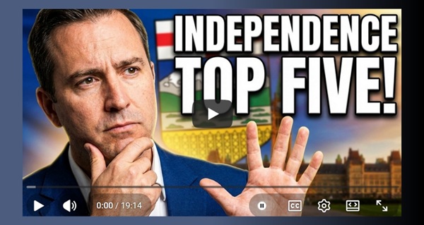 Video | Answers for the top five questions about Alberta independence. by Cory Morgan