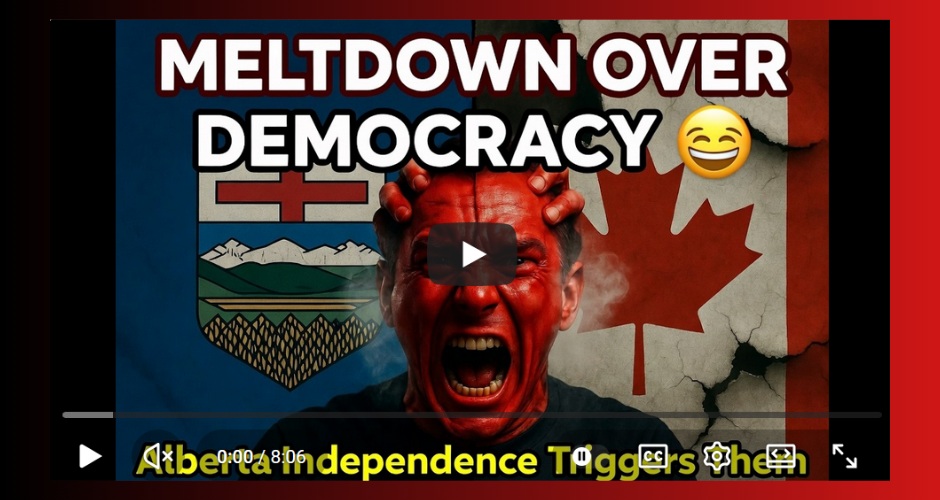 Video | Anti-Alberta Independence Crowd MELTS DOWN Over Democracy by BertaProudDad 