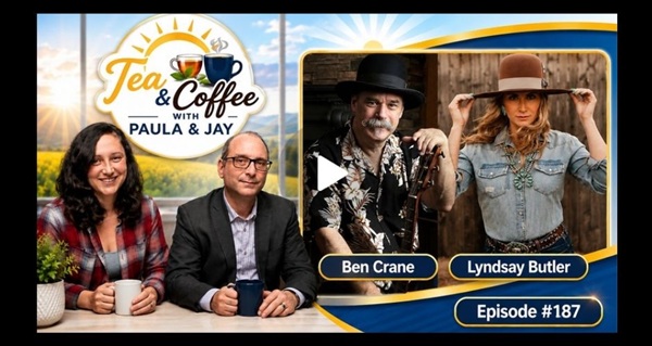 Video | Ben Crane & Lyndsay Butler | Episode #187 by Tea & Coffee w/Paula & Jay | The Lavigne Show