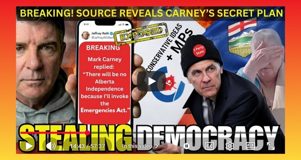 Video | BOMBSHELL Report: Carney Threatens to Use Emergencies Act to Stop AB Independence | Stand on Guard by Krayden's Right News
