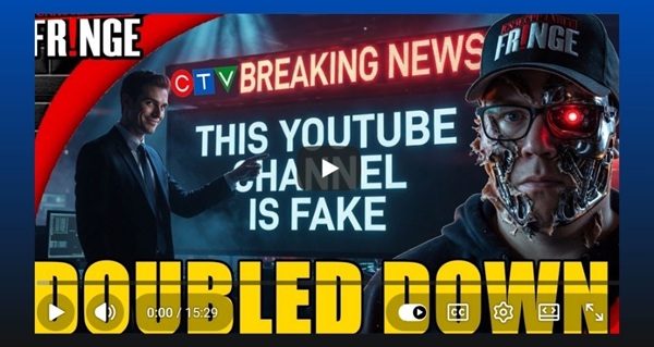 Video | CTV News tries SHUT ME DOWN PERMANENTLY by Unacceptable Fringe