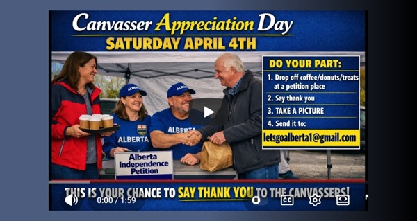 Video | Canvasser Appreciation Day - Saturday April 4th by John Bolton