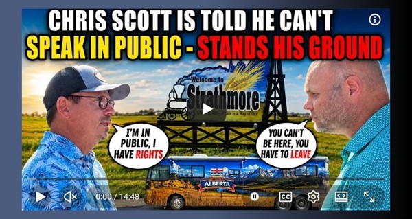 Video | Chris Scott Is Told He Can't Speak In Public - Stands His Ground by John Bolton