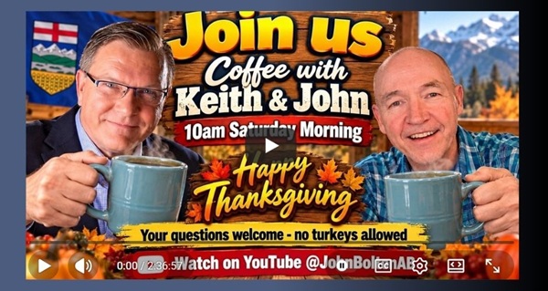 Video |  Coffee with John Bolton & Keith Wilson (10am Live for your questions)  by John Bolton