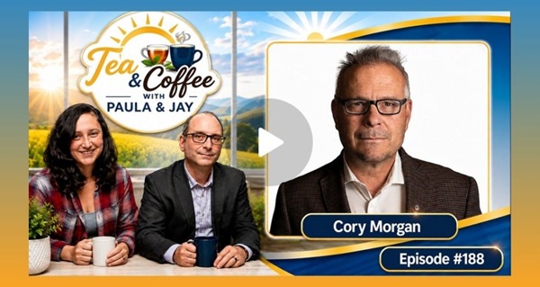 Video |  Cory Morgan | Episode #188  by Tea & Coffee w/Paula & Jay | The Lavigne Show