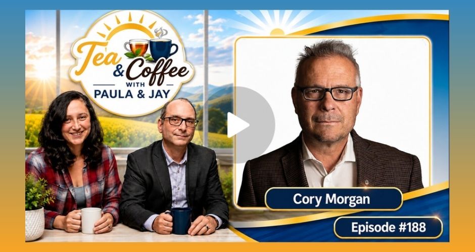 Video |  Cory Morgan | Episode #188  by Tea & Coffee w/Paula & Jay | The Lavigne Show