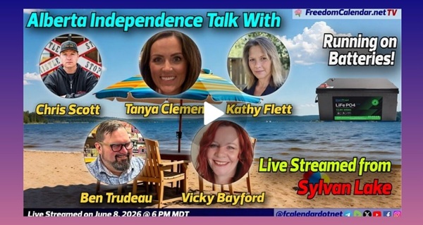 Video | FreedomCalendar.net TV #0B4: Let's Talk Alberta in Sylvan Lake (LiveStream)  Hosted by Let's Talk Alberta Recorded by FreedomCalendar.net