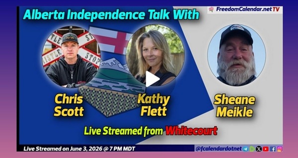 Video | FreedomCalendar.net TV #0B2: Let's Talk Alberta in Whitecourt (LiveStream)   Hosted by Let's Talk Alberta Recorded by FreedomCalendar.net