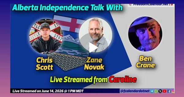Video | FreedomCalendar.net TV #0B7: Let's Talk Alberta in Caroline (LiveStream)  Hosted by Let's Talk Alberta Recorded by FreedomCalendar.net