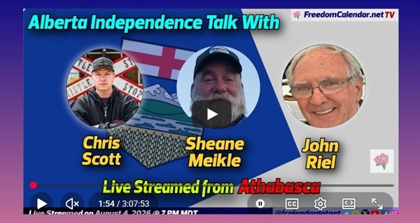 Video |  FreedomCalendar.net TV #0D1: Let's Talk Alberta in Athabasca (LiveStream)  Hosted by Let's Talk Alberta Recorded by Freedom Calendar