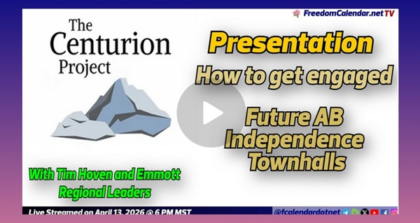 Video | FreedomCalendar.net TV #097: Centurion Project Overview (LiveStream)  Hosted by the Centurion Project Recorded by FreedomCalendar.net