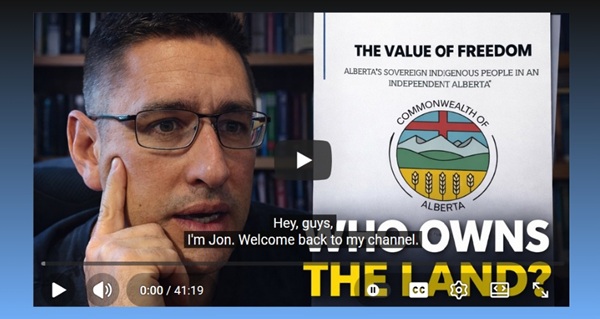 Video | I Read Alberta’s Indigenous Independence Plan… And I Strongly Disagree With Parts Of It (Part 8) by Talking to Albertans