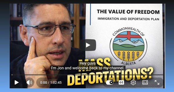 Video | I Support Alberta Independence, But Not Mass Deportations | Reading The Value of Freedom (Part 9)  by Talking to Albertans
