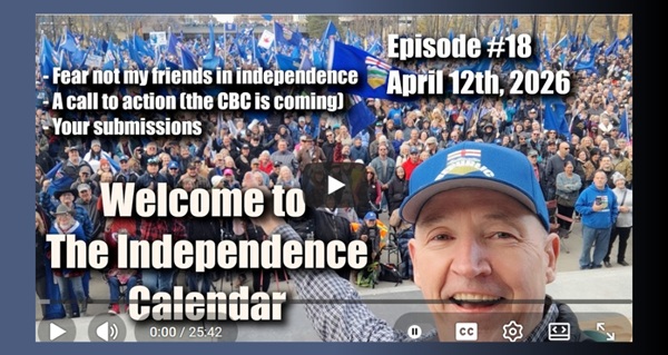 Video | Independence Calendar Episode #18 - April 12th, 2026 - Fear not my independence friends by John Bolton