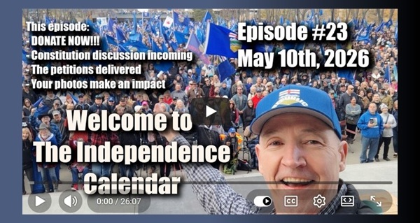 Video | Independence Calendar Episode #23 - May 10th, 2026 - Petitions delivered -  by John Bolton