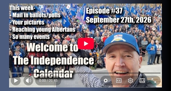 Video |  Independence Calendar - Episode #37 (Sept 27th, 2026)  by John Bolton
