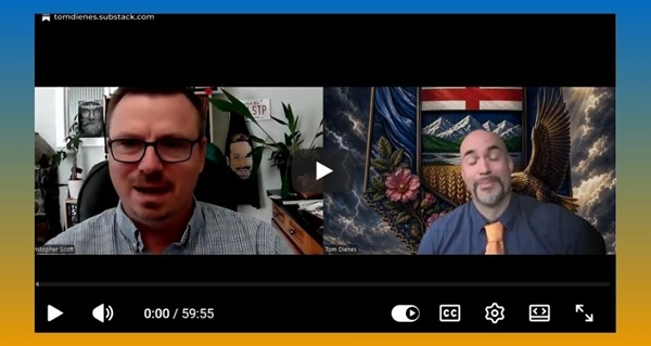 Video | Interview with CEO of Let's Talk Alberta & Whistle Stop Cafe Owner Chris Scott! by Sheepdogging with Tom Dienes