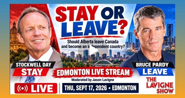 Video |  LIVE: Stay or Leave? Edmonton - Stockwell Day vs. Bruce Pardy  by The Lavigne Show