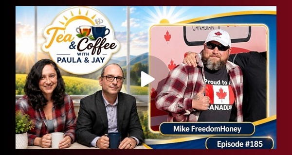 Video | Mike FreedomHoney | Episode #185 by Tea & Coffee w/Paula & Jay | The Lavigne Show