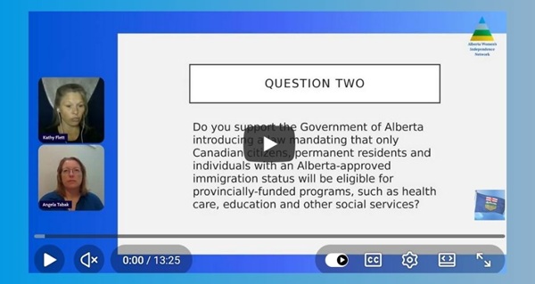 Video | Referendum Question 2 by Alberta Women's Independence Network (AWIN)
